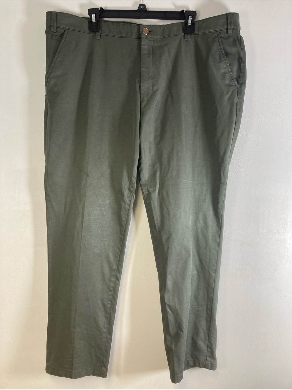 Williams & Kent Mansfield Relaxed Fit Pants  Twill Olive Green Size 42 Casual